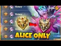 Download Lagu ALICE IS YOUR TICKET TO MYTHICAL IMMORTAL | IXTALG ALICE GAMEPLAY - MLBB