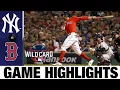 Yankees vs Red Sox AL Wild Card Game Highlights 21 MLB Highlights