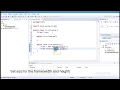 First GUI program - How to create a JFrame using eclipse Programmatically