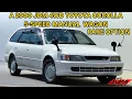 Ultra-Rare 2000 JDM Toyota Corolla Wagon 4WD Manual  And Only 27k Miles \u0026 Fender Mirrors!