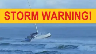 Sailing passage from HELL NZ to Fiji gale force winds rip gear from deck – Ep 5