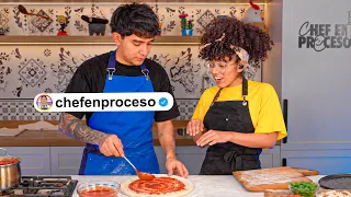@chefenproceso ME ENSEÑA A PREPARAR PIZZA… ¿LE GANE A CHEFSITO?