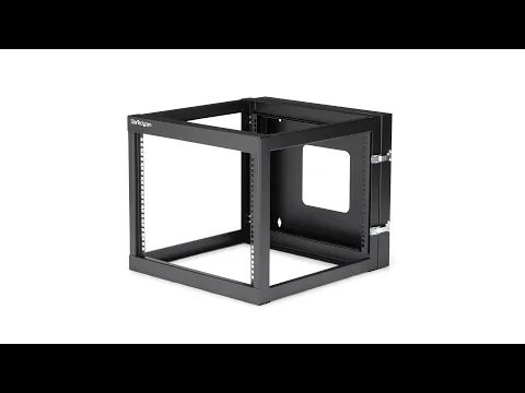 Download MP3 8U Hinged Open Frame Wall-Mount Server Rack - RK819WALLOH | StarTech.com