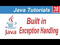 Built in Exception Handling in Java