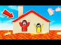 Download Lagu Yuta, Mio Dan Baby Celine Naik Ke Tempat Lebih Tinggi Hindari Banjir Lava || ROBLOX