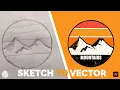 Adobe Illustrator Tutorial Create a Vector Logo From a Rough Sketch