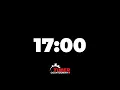 17-Minute Timer Black Screen Countdown with Alarm