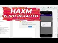 How to fix HAXM is not installed in Android Studio