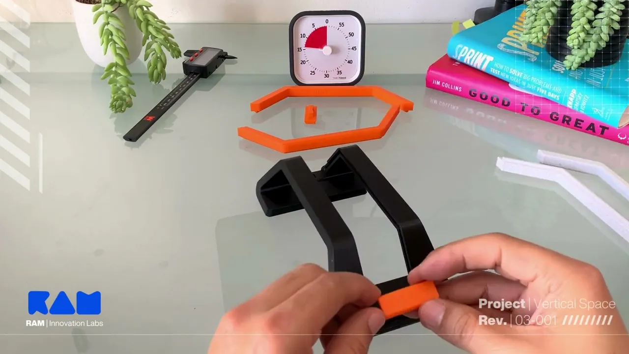 RAM Vertical Laptop Stand