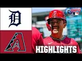 Detroit Tigers vs Arizona Diamondbacks Full Game Highlights ESPN MLB