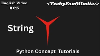 Python Programming Language English Python String From Zero to Hero 2025