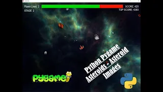 Asteroids - Adding Asteroid Class Load Images Python Pygame Coding Walkthrough