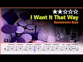 Download Lagu [Lv.03] Want It That Way - Backstreets Boys (★★☆☆☆) | Pop Drum Cover, Score, Sheet, Lessons