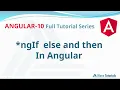 ngIf else then Directive in Angular Angular 10 Full Tutorial Series Wave Tutorials