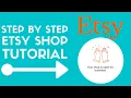 How To Start An Etsy Shop For Beginners Etsy Store Setup Tutorial