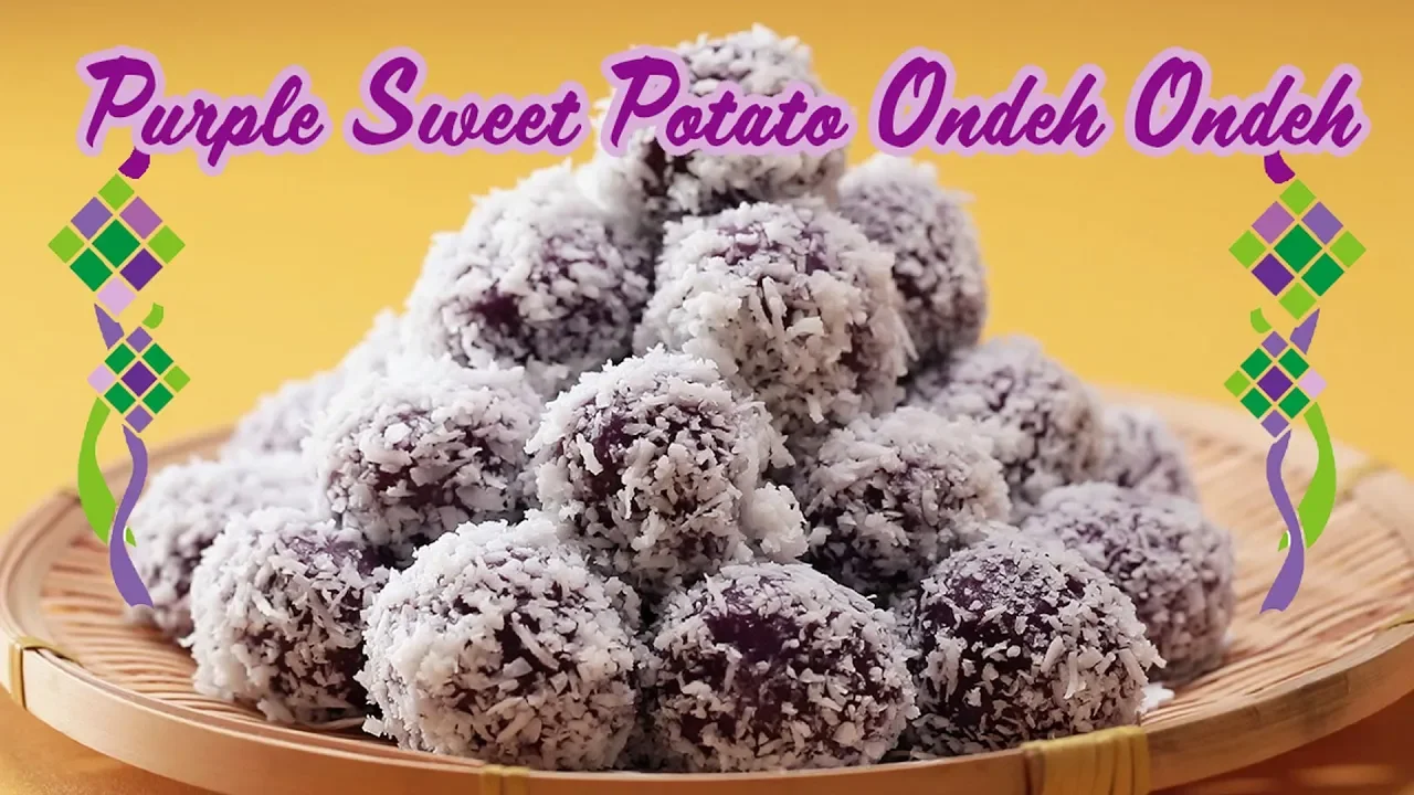 How To Make Purple Sweet Potato Ondeh Ondeh