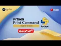 Python print Function A Guide for Beginners Telugu Data Hub