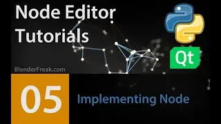 Node Editor Tutorial 05 How to implement Node