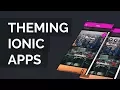 Ionic App Theme Tutorial - Customize your app the right way