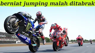 Download motogp hari ini❗berniat jumping pas finish malah ditabrak❗motogp 2023 mod❗motogp game play crash MP3