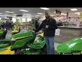 JOHN DEERE S240 VS X330 With salesman Mike Ross