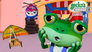 Flying Machine Emergency! ✈️ | Gecko's Garage 🚚 | Cartoons For Kids | Toddler Fun Learning