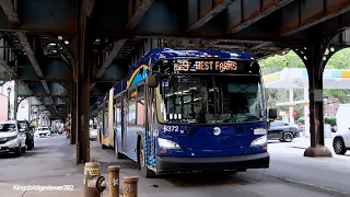 MTA New York City Bus 2026 New Flyer XD60 Xcelsior Articulated 6372 on the Bx9 Bus