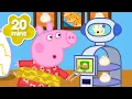 Download Lagu Peppa Orders Food from a ROBOT! 🤖 Japanese Restaurant 🌸 Peppa Pig Full Episodes | 20 Minutes