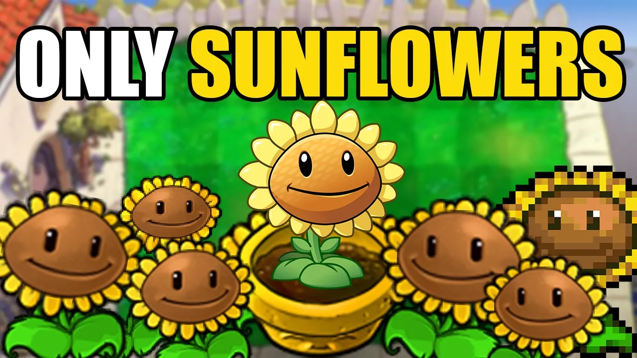 Can You Beat Plants vs. Zombies with Only Sunflowers?