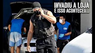 PEGADINHA: 🚨 ENCONTREI O ALVO NA LOJA... E DEPOIS NA RUA! 😱🔥 Boss Mission Prank