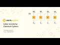 ACM Cyber Classical Ciphers