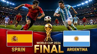 [LIVESTREAM] ARGENTINA VS ESPANA Full Stream Match | Finals 2026 LIVE | FIFA World Cup USA2026