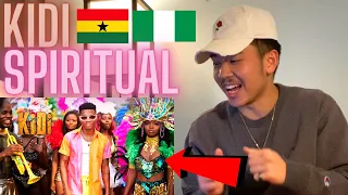 kidi spiritual ft kuami eugene u0026 patoranking american reaction ghana u0026 nigerian music