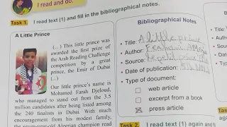 شرح دروس وحلول تمارين الكتاب المدرسي لغة انجليزية لتلاميذ الثالثة متوسط الصفحة30حول محمد فراح جلود 