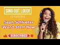 Seph Schlueter "Won’t Start Now" (Christian Karaoke)