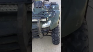 Where to find coolant on a Honda Rancher 420