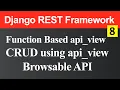 Function Based API View in Django REST Framework Hindi