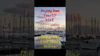 Happy New Year everyone! 🥳⛵️❤️ #liveaboard #sailinglife #sailing #yachtlife #żeglarstwo #cat