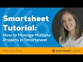 Smartsheet Tutorial How to Manage Multiple Projects in Smartsheet