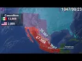 The Mexican-American War in 1 minute using Google Earth