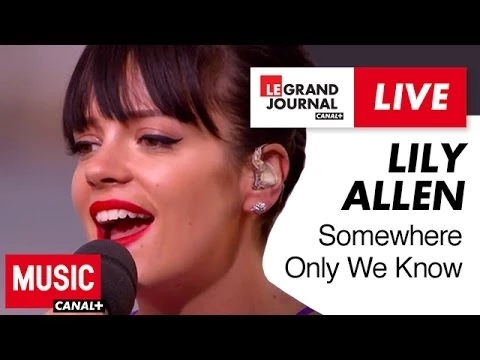 Download MP3 Lily Allen - Somewhere Only We Know - Live du Grand Journal