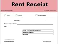 How To Make Rent Receipt Slip On MS Word