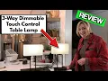 3 Way Dimmable Touch Control Table Lamp