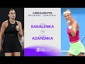 Aryna Sabalenka vs Victoria Azarenka 2024 Brisbane Semifinal WTA Match Highlights