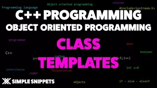Class Templates in C with Program Example C Programmming
