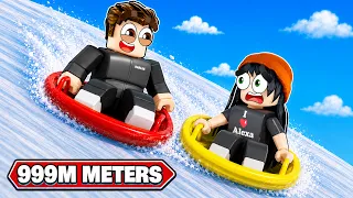 SLEDDING AT 999MPH WITH ALEXA!