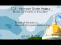 Vermont State House - Status of Schools Vermont Principals Association 2021