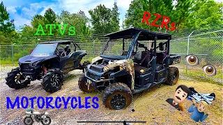 Crashed Toys at Insurance Auto Auction Side by Sides Motorcycles MORE