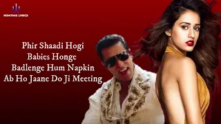 slow motion lyrics bharat salman khan disha patani vishal shekhar ft nakash a shreya g
