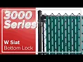 W Slat with Bottom Lock for Chain Link Fence by Fenpro